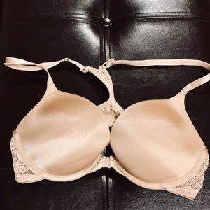 Maidenform Lace T-Back front close underwire bra